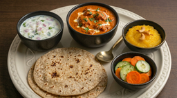 Chappathi Butter Chicken Combo