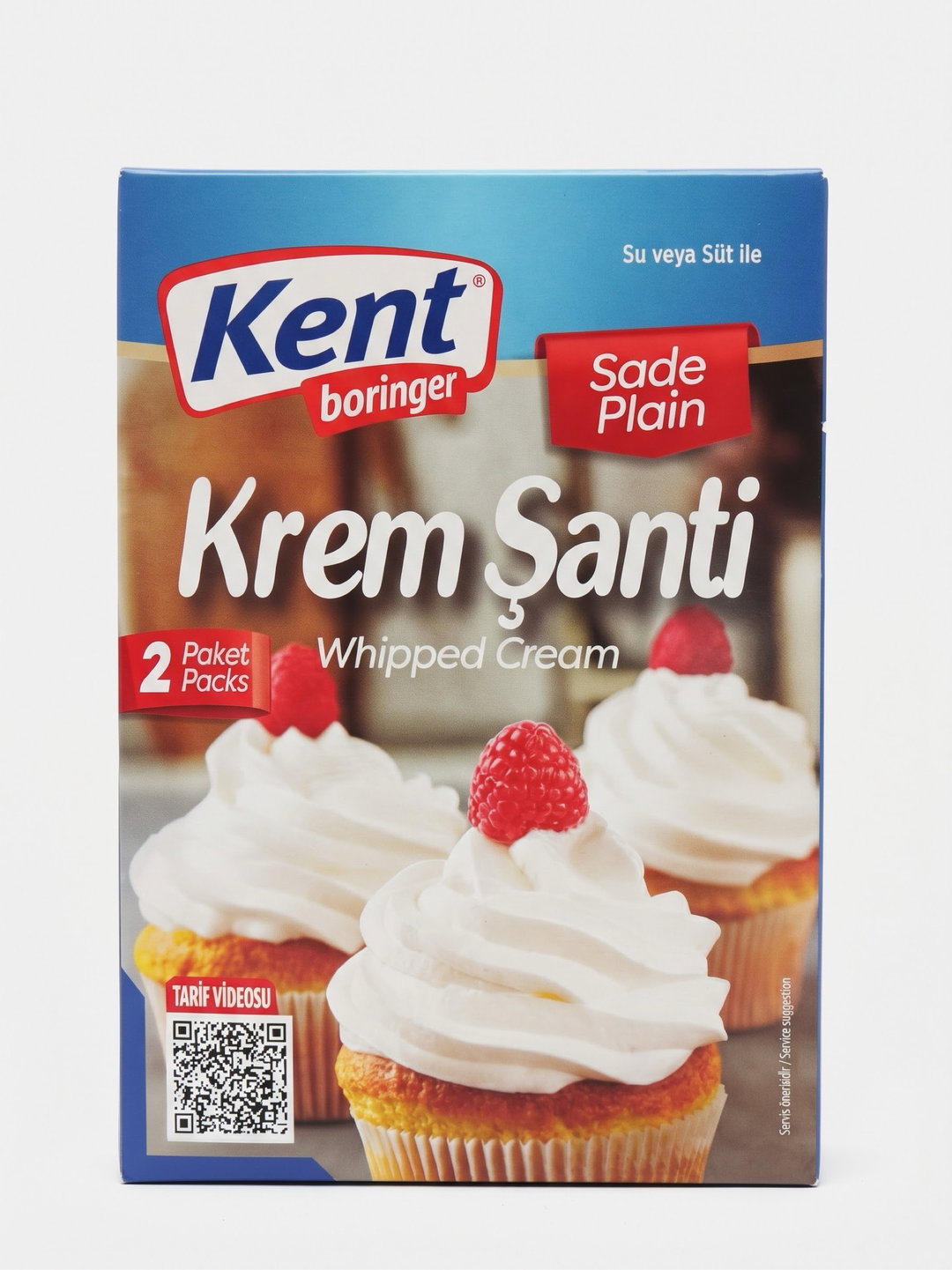 Kent Boringer Krem Şanti Plain 2 Paket كريمة شانتيه سادة كينت بورينجر 2 باكيت