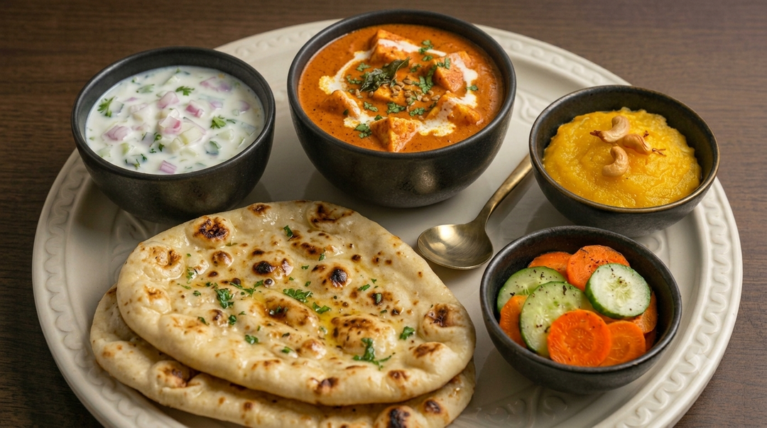 Butter Naan Paneer Butter Masala Combo