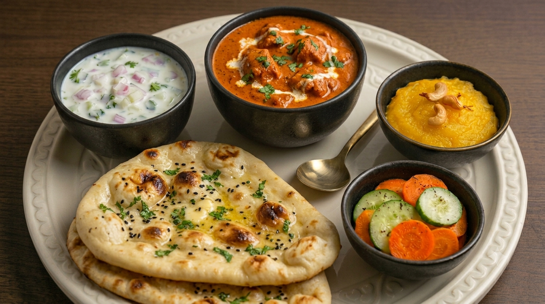 Butter Naan Butter Chicken Combo