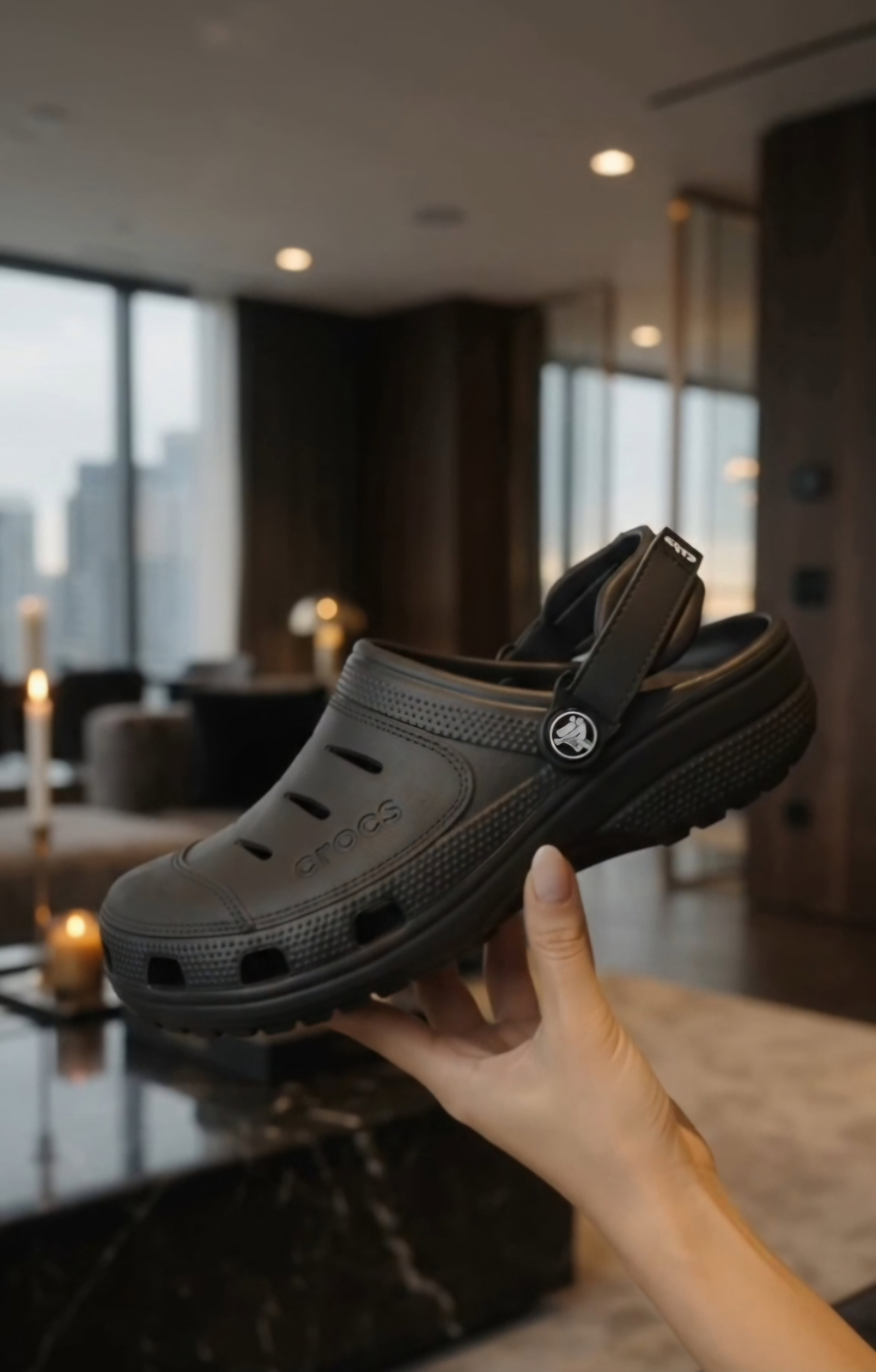 Matte Noir Utility Clogs. Rugged Urban Luxury🔹️MASTER EDITION🔹️