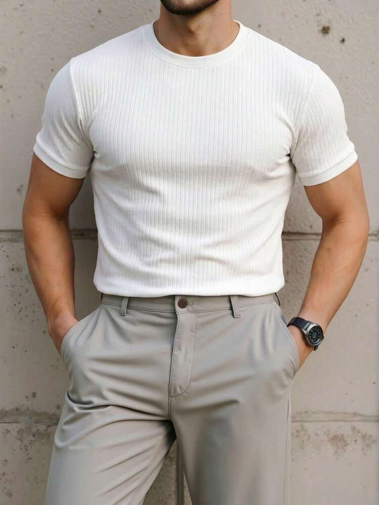 Camiseta blanca para hombre_0