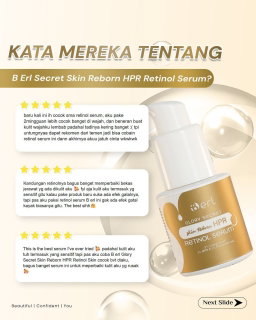 B ERL GLORY SECRET SKIN REBORN HPR RETINOL SERUM 20 ML