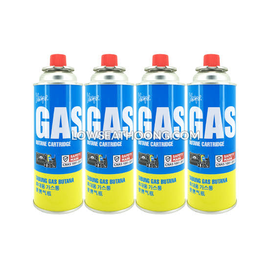 YEEPI GAS BUTANE CATRIDGE 7 X 4'S X 230G