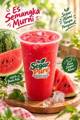 Es Semangka murni - Manis Alami, Segar Maksimal!