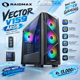 Raidmax Vector V159 ARGB Mid-Tower Gaming Case