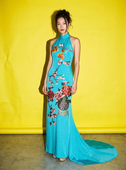 Turquoise Cheongsam 