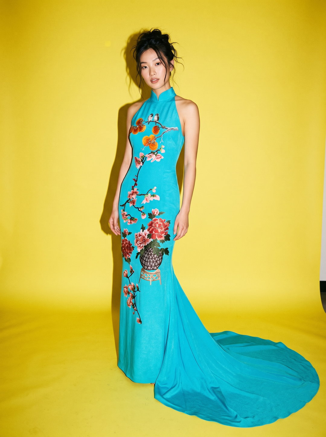 Turquoise Cheongsam 