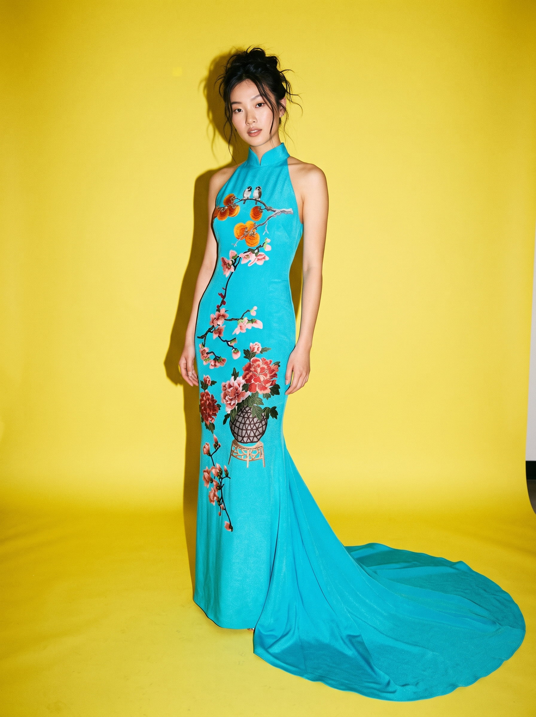 Turquoise Cheongsam _0