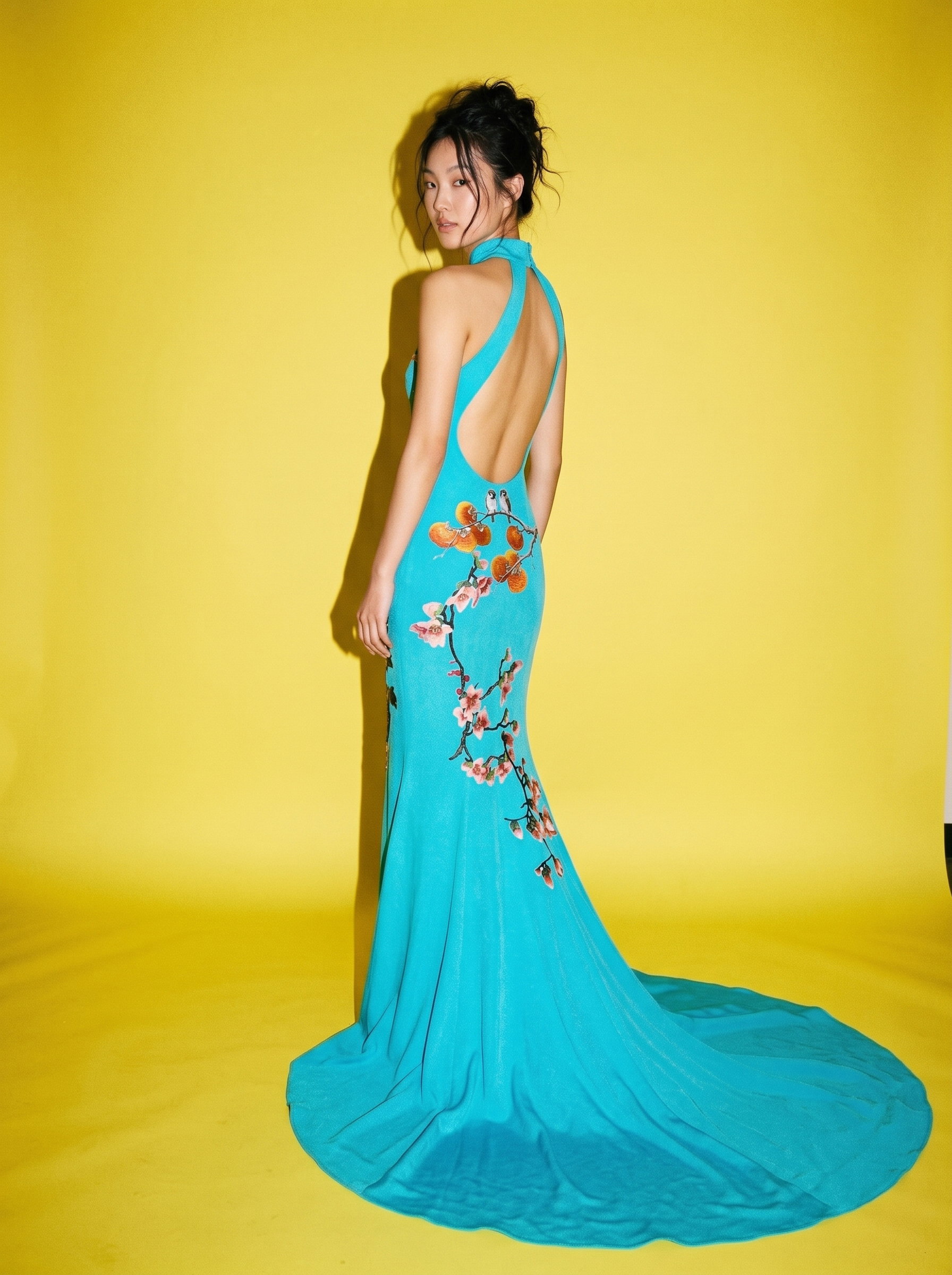 Turquoise Cheongsam _1