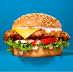 Chicken cheese burger 