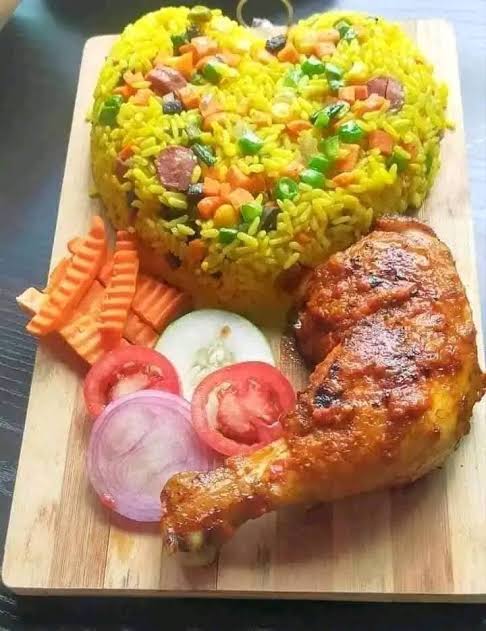 Fried Rice & Medium size Chicken