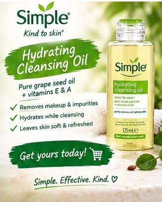 SIMPLE HYDRATING CLEANSING OIL 125ML_7