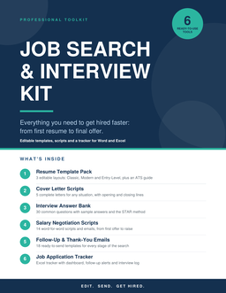Job search and interview kit
