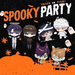 Spooky Party - Mini Acrylic Block Set
