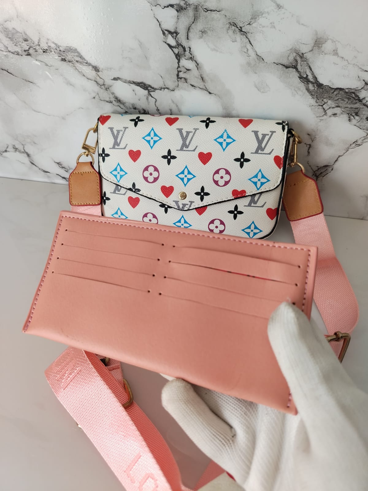Lv pochete pink _2