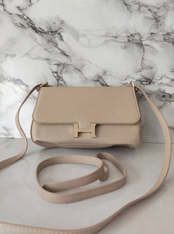 Hermes plain khakhi