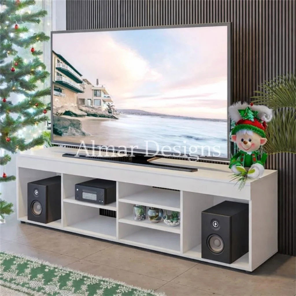 Pretoria Wooden Modern TV Stand 5FT (white)_0