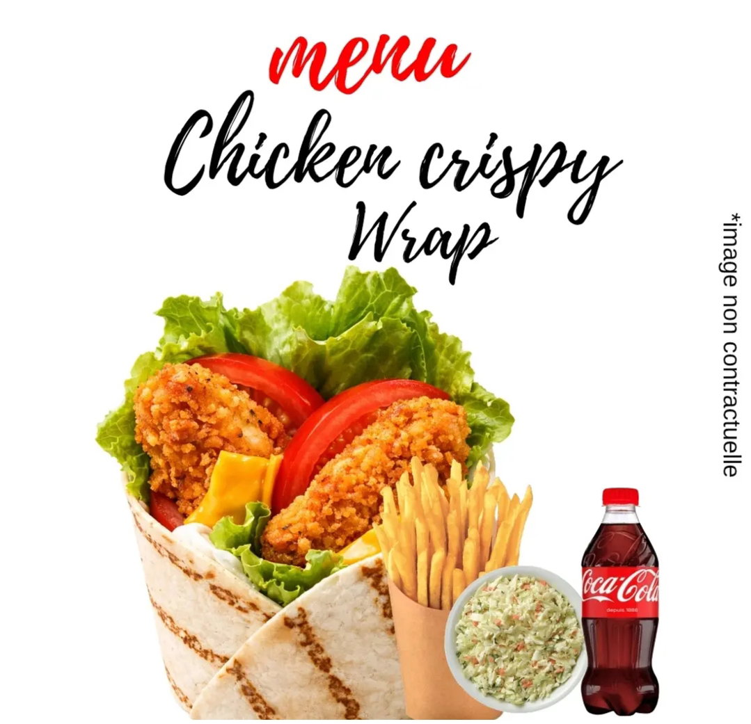 Chicken crispy wrap combo