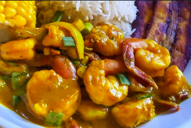 Jamaican Coconut Curry Shrimp [wed]