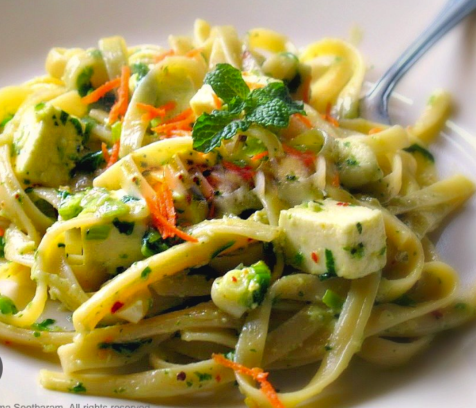 Creamy Alfredo Pasta w/Grilled Paneer ( [wed]_0