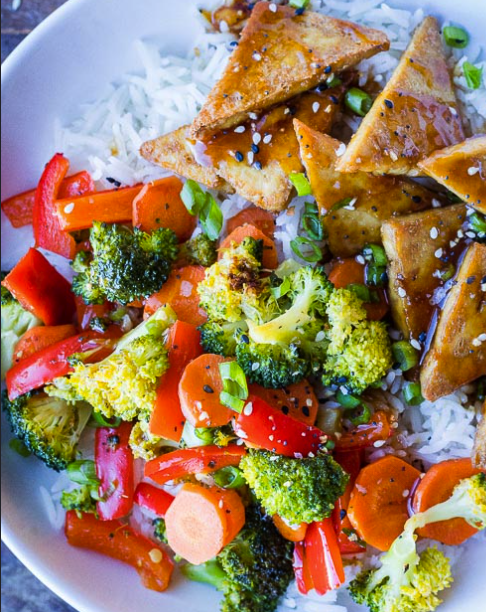Teriyaki Tofu Bowl w/Vegetables [mon]_0
