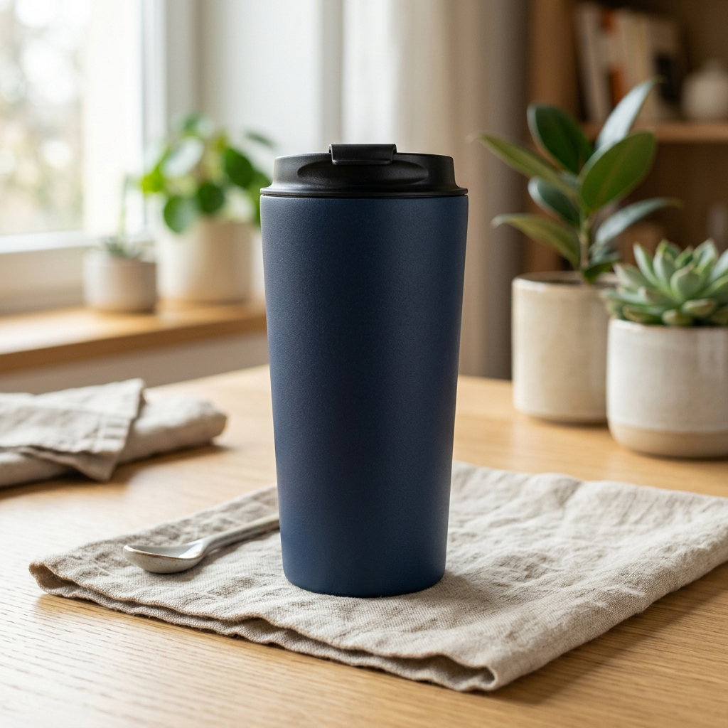 Premium Travel Mug with anti Flip Lid_0