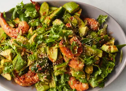 Sesame‑Crusted Eggplant w/Avocado Salad [fri]