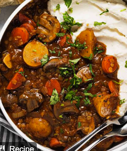 Mushroom & Lentil Stew with Root Vegetables [mon]