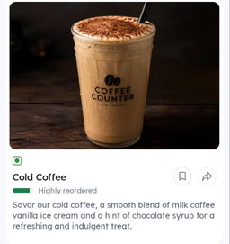 Cold coffee 