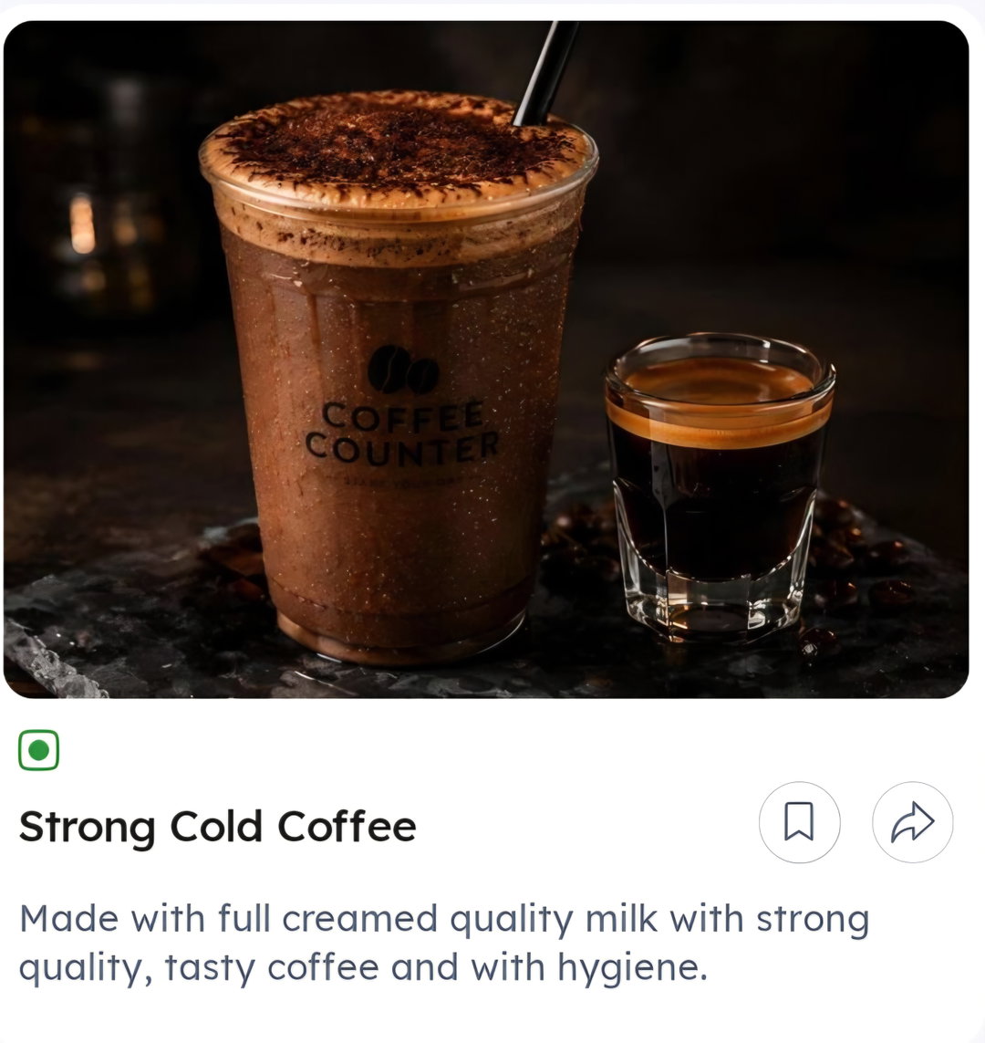Strong Cold Coffee