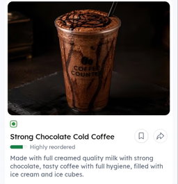 Strong Chocolate Cold Coffee