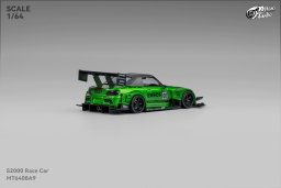 MICRO TURBO MODEL 1/64 HONDA S2000 CUSTOM RACE CAR - METALLIC GREEN