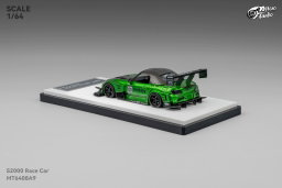 MICRO TURBO MODEL 1/64 HONDA S2000 CUSTOM RACE CAR - METALLIC GREEN