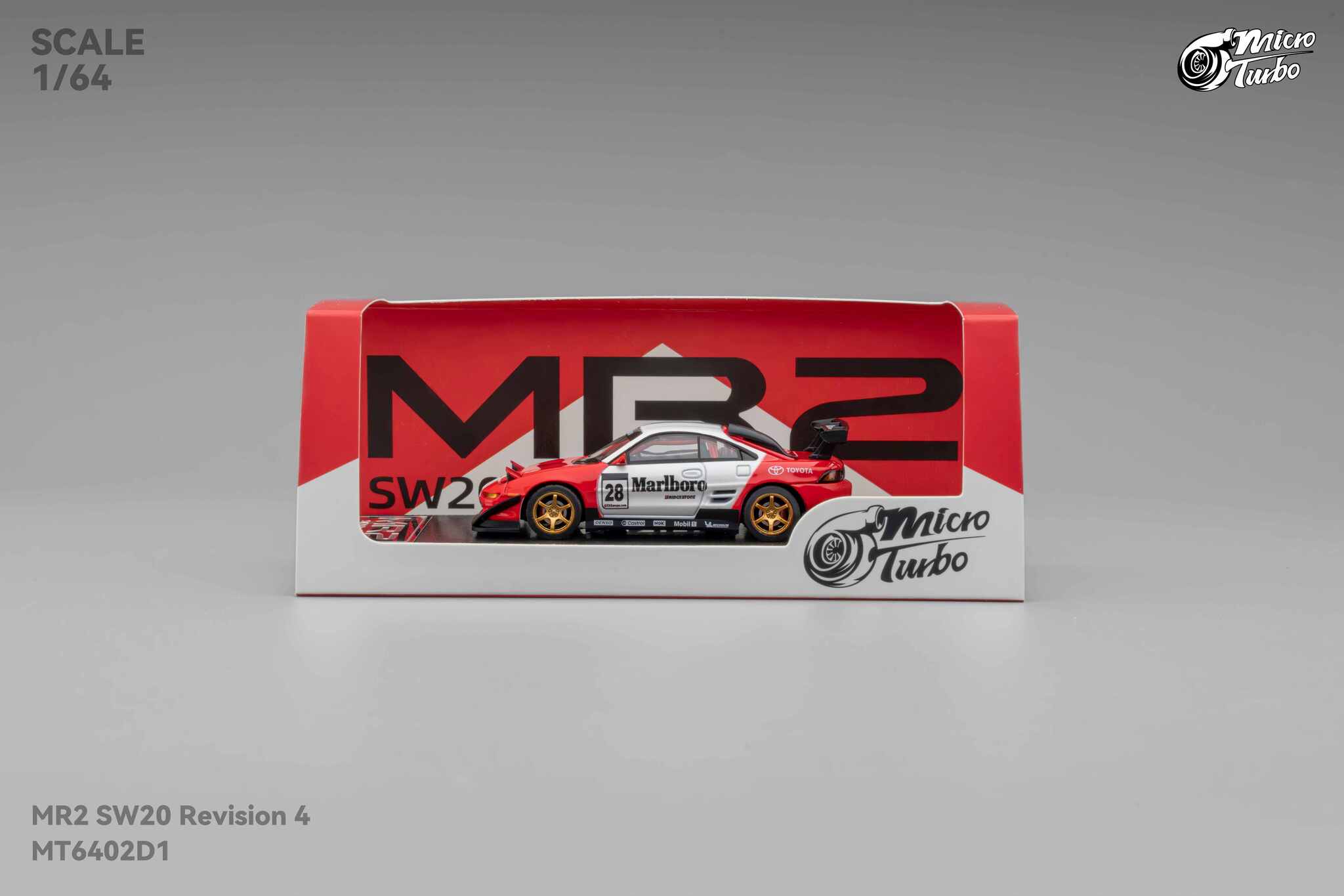 MICRO TURBO MODEL 1/64 TOYOTA MR2 CUSTOM - MARLB LIVERY_7