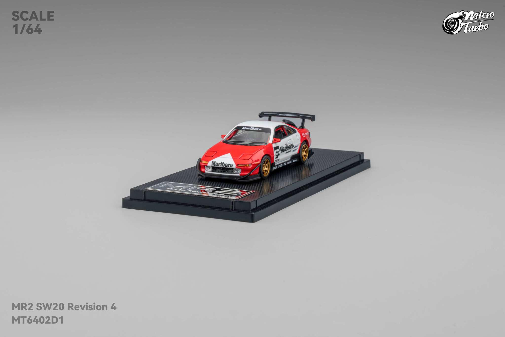 MICRO TURBO MODEL 1/64 TOYOTA MR2 CUSTOM - MARLB LIVERY_4