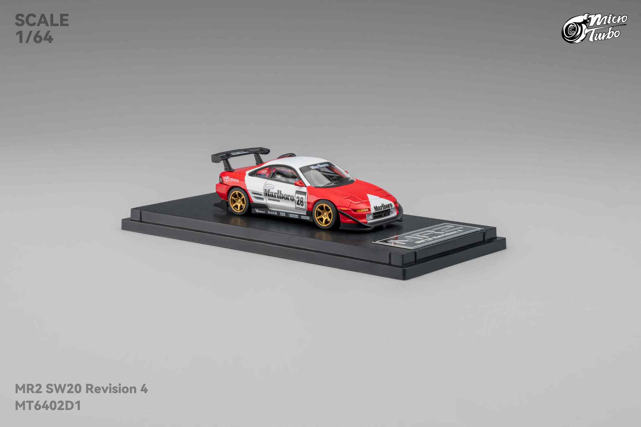 MICRO TURBO MODEL 1/64 TOYOTA MR2 CUSTOM - MARLB LIVERY_6