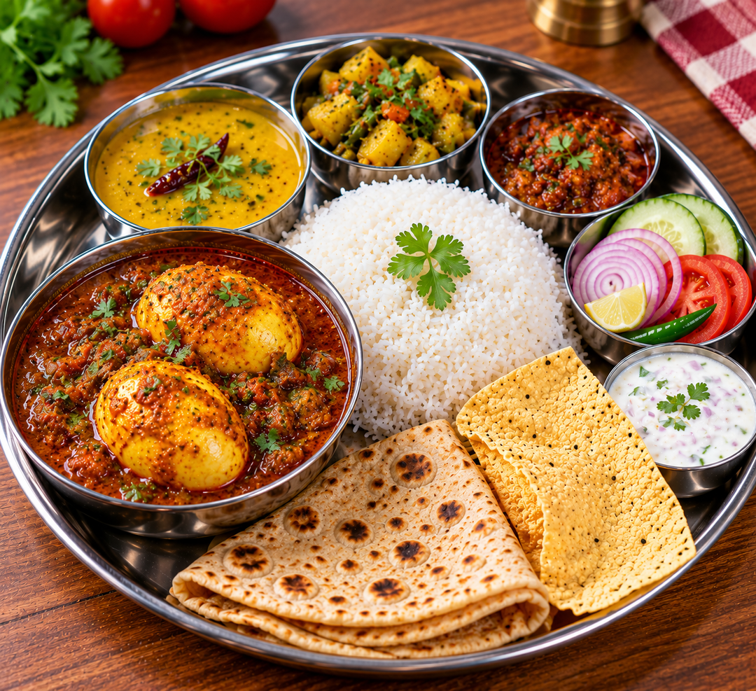 Egg Thali