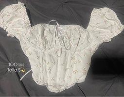 Blusa tipo corset