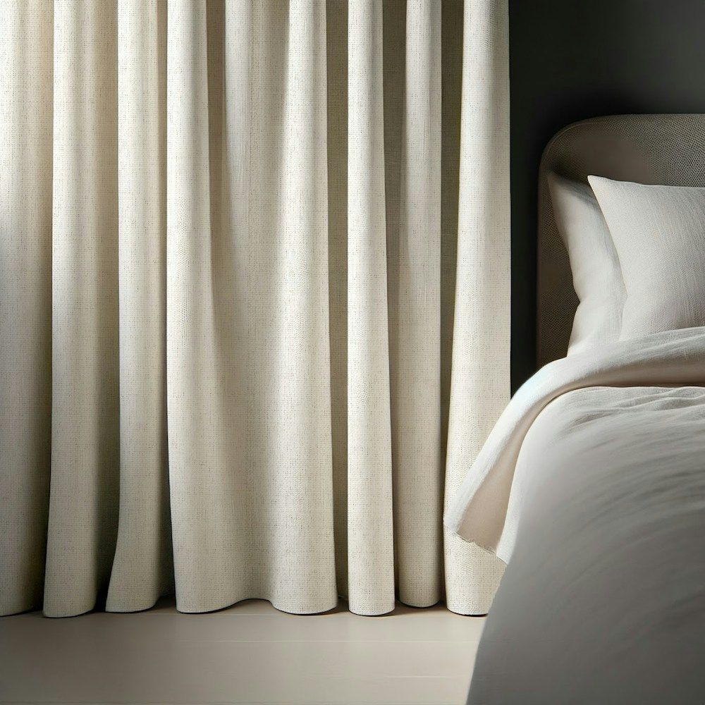 Bailey Textured 100% Block Out Eyelet Curtain_0