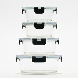 24-Piece Air Tight Glass Storage Containers