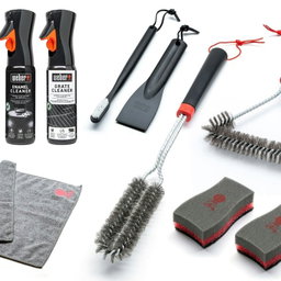 Charcoal or Gas Grill Cleaning Kit
