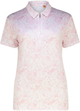 Ladies Fun Flora Zipper Golf Shirt