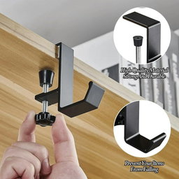 Multi-Functional Adjustable Clamp-On Hook