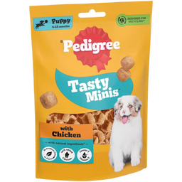 4x Tasty Minis Chewy Chunks Dog Treats
