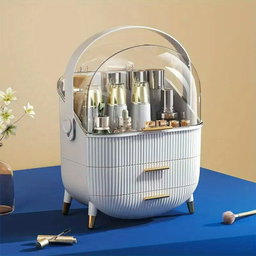 Makeup Organiser Storage Box with Makeup Brush Holder