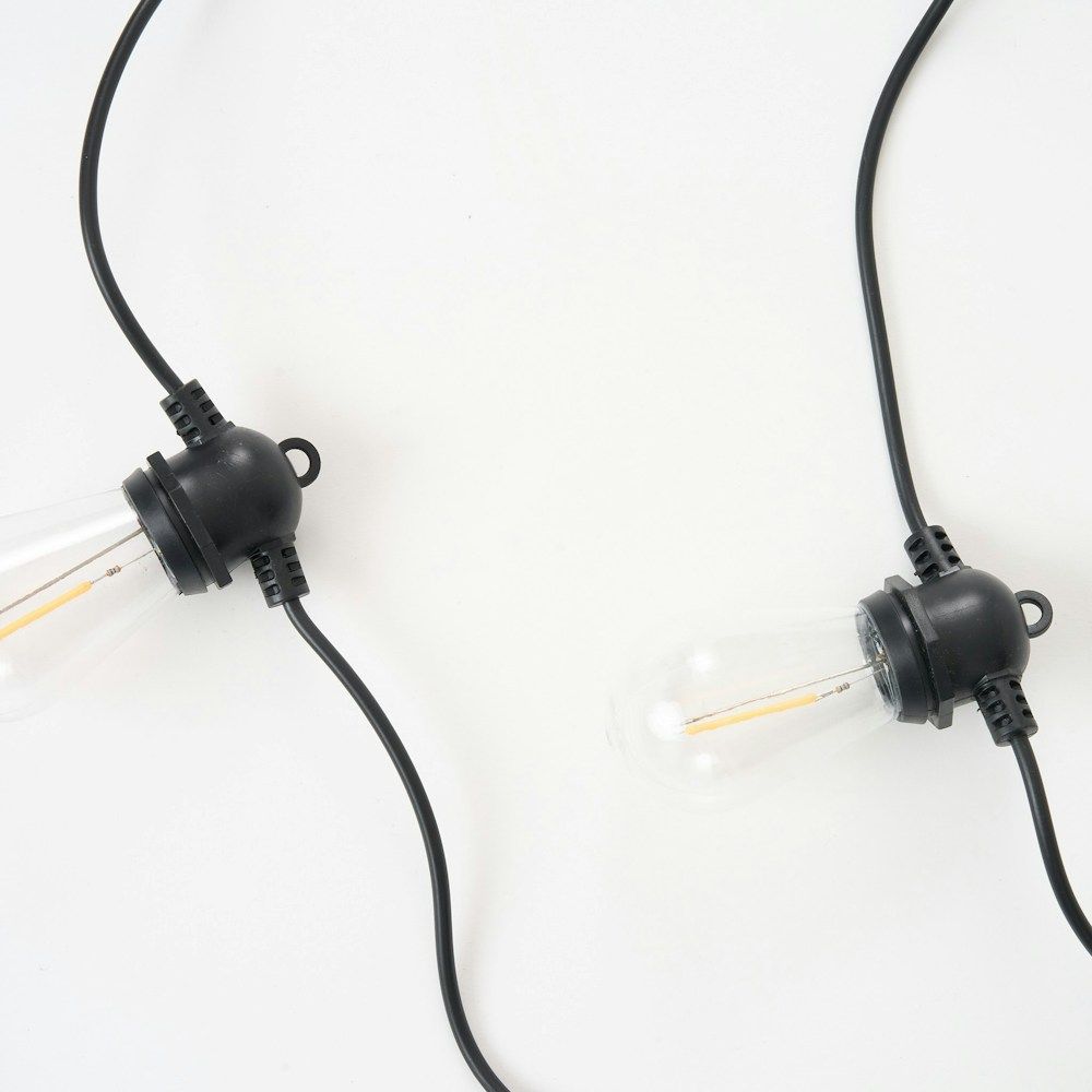 10m Solar LED Vintage Festoon Outdoor Bulb String Light_2