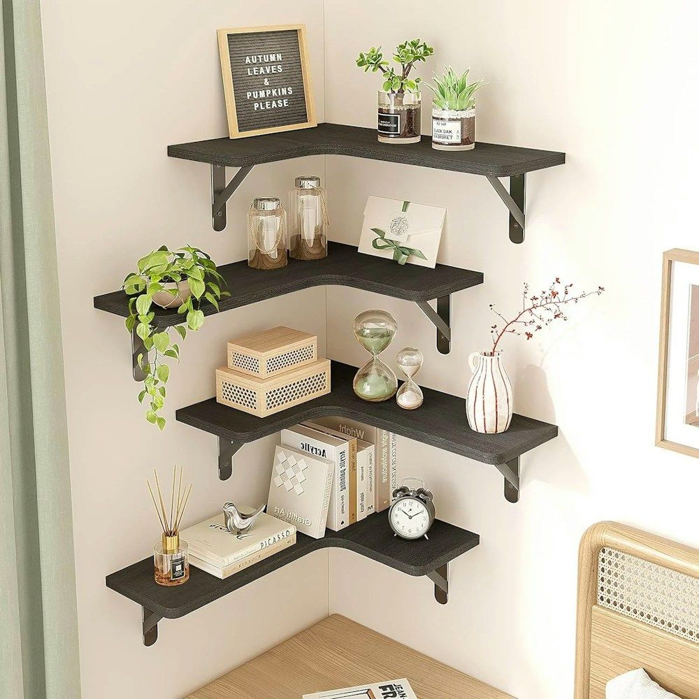 5-Piece Corner Wall Floating Shelves_0