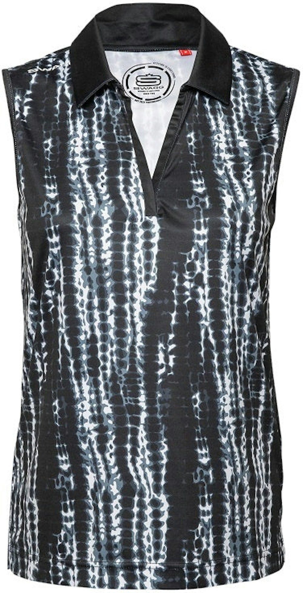 Ladies Shibori Sleeveless Golfer Polo Shirt_2