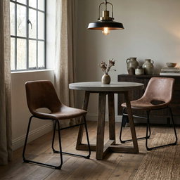 2x Savoy PU Leather Dining Chairs